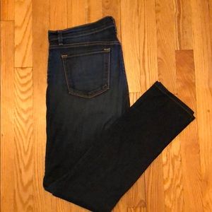 {J Brand) Dark Straight Leg Jeans
